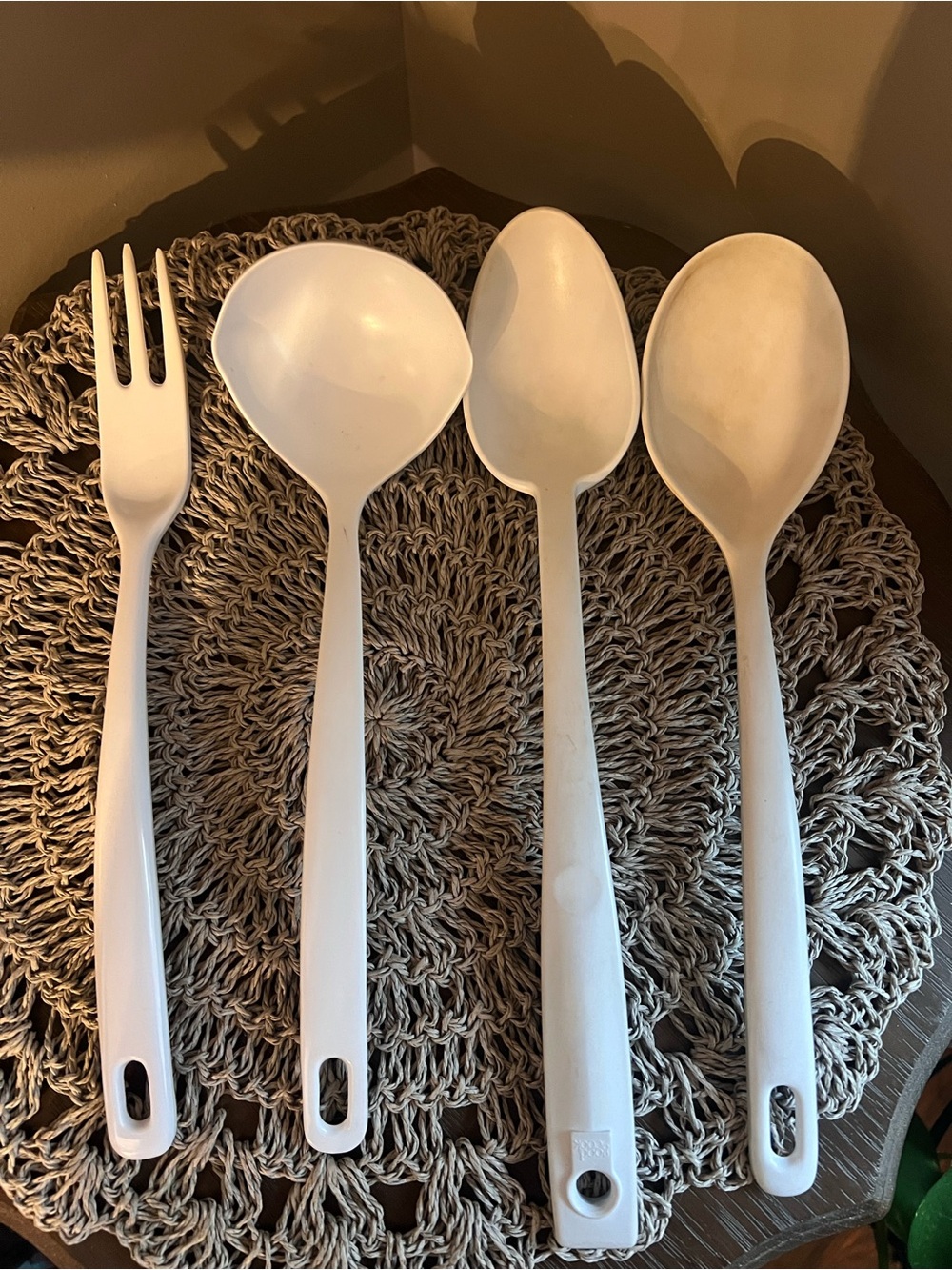 Vintage Melamine Ware MCM Serving Spoon and Fork Kitchen Utensils lot 4